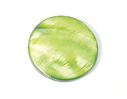 Perle coquille de perle mère disque brillant vert diam.8mm. 250gr. env.750u. 0,85mm. Env.