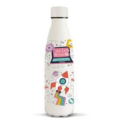 HoneyHolly Botella Agua Acero Inoxidable, Sin BPA 500ML, Botella Agua Niños, Acero Inoxidable 18/8, Botella Termica, A Prueba de Fugas Reutilizable, Termo para Camping, Gimnasio, Escuela, Deportes.