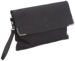 PIECES dam ZILKE CLUTCH, 25 x 16 x 3 cm, Svart Svart - 25x16x3 cm (B x H x T)