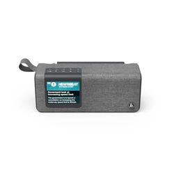 Hama - Digital Radio DR200BT, FM/DAB/DAB+ / Bluetooth, batteria ricaricabile, grigio