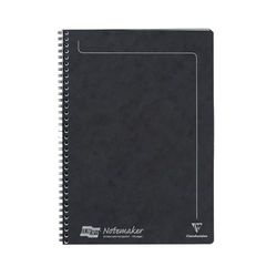 Clairefontaine Age Bag Essentials - caderno de fios, A4, quadrado, tamanho 5/5, 192 páginas, cor tabaco, preto A4