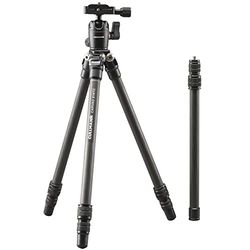 Cullmann Carvao 816TC reisstatief van carbon (max. uittrekhoogte 137 cm, verpakkingsmaat 38 cm, gewicht 500 g)