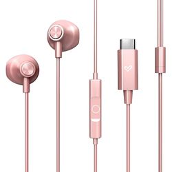 Energy Sistem EasyPods słuchawki przewodowe typu C (złącze typu C, mikrofon, asystent głosowy, kontroler odtwarzania, Comfi-fit)