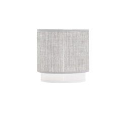 Paralume E14, grigio e bianco, dimensioni 14 x 12 x 14 cm, ideale per decorazioni moderne