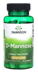 Swanson - D-Mannose | Support naturel pour la santé de la vessie et des voies urinaires - 60 capsules