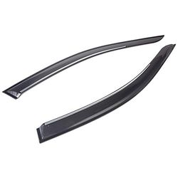 ClimAir Car Comfort Deflectores de Aire Negro Compatible con Renault Scénic/Grand Scénic 2009