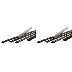 PAVO A4 10mm Slide Binders - Black (Pack of 25) & A4 6mm Slide Binders - Black (Pack of 25)