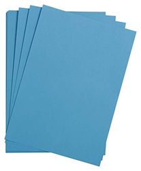 Clairefontaine 975558C Paquet Papier Maya - 25 Feuilles Papier Dessin Lisse Bleu - A2 42x59,4 cm 185g - Idéal pour le Dessin et les Activités Créatives