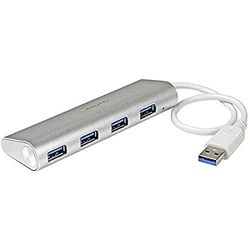 StarTech.com 4-Port USB Hub, USB A naar 4x USB-A Poorten, USB 5Gbps, Bus-Powered, Compacte USB 3.0 Laptop Hub