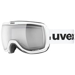 uvex downhill 2100 VP X - skibril voor dames en heren - meekleurend - gepolariseerd - white/vario-pola - one size