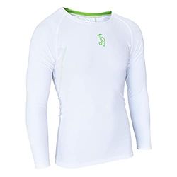 Kookaburra Unisex KB Compression Power Cricket Skin Fit Top, Wit, XX-Large
