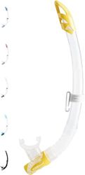 Cressi Schnorchel Gamma Tubo de Snorkel, unissexo, transparente/amarelo