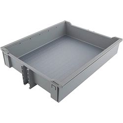 NINKA 5801.95 71057 Vauth Sagel Larder KB400 Panier à Suspendre sans Rails en Plastique Gris Aluminium argenté