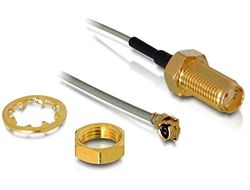 DeLOCK 88419 i-pex m/SMA f cinzento - conector (0,2 m, cinzento).