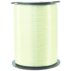 Clairefontaine - Ref 601702C - Smooth Counter Ribbon Roll (Single Reel) - 7mm x 500m Length Roll, 11.7 x 9.5cm Spool - Suitable for Gift Wrapping & Crafting - Ivory