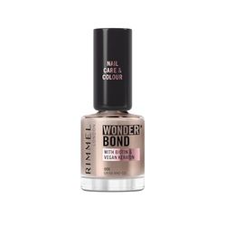 Rimmel Wonder'bond Care+Color Smalto, 005 Grab and Go, Rigenera le unghie, Con Biotina e Cheratina Vegana, Modulabile, 12 ml