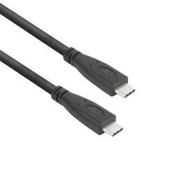 ACT Cable USB C de 60 W, 10 Gbps, cable de vídeo USB C 4K@60Hz, cable de datos, cable de carga para monitor, ordenador portátil, SSD, 5 m – AC7445