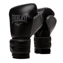 Everlast PowerLock2 Training Handschoen 16oz Zwart/Grijs