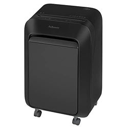 Fellowes distruggi documenti a microframmento LX211, 16 fogli, per piccolo ufficio, da 1 a 3 utenti, distruggidocumenti con tecnologia Intellibar, 100% anti inceppamento e Safesense, nero