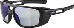ALPINA Unisex - Volwassenen, SKYWALSH V Sportbril, black matt/blue, One Size