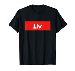 Liv Shirt Name Idea de regalo personalizada para Liv Camiseta