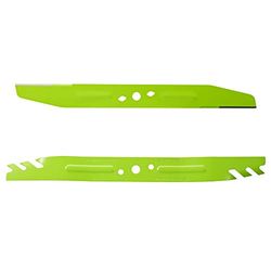 EGO Power+ AB2101D - Juego de Cuchillas de trituración de 21 Pulgadas para cortacésped Ego LM2133/LM2130/LM2135SP/LM2130SP/LM2156SP/LM2150SP, Verde