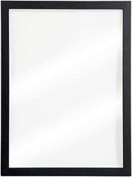 Securit Woody verre - bois finition Laqué - Feutres-craie Blanc et Noir + Kit de Montage Inclus - 40x60cm