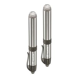VARTA LED Diagnostic Light Double Pack Including 1x AAA Battery, Pen Light, Pupil Light, Extremely Slim and Lightweight Pen Torch for Use in Hospital, Doctor's Practice