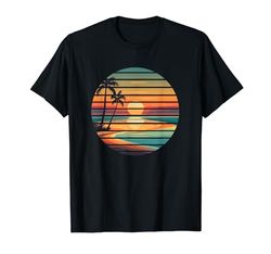 Puesta de sol en la playa Camiseta