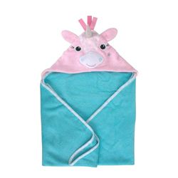 Zoocchini Asciugamano Baby con Cappuccio - Allie Unicorno - 100% Cotone