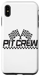 Pit Crew Family Racing Birthday Race Car Parties Case for iPhone XS Max