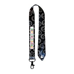 UO Lanyard pour professeur avec classe. Crochet idéal pour téléphone portable et clés. Design moderne et fonctionnel. Cadeau émotionnel pour les enseignants. Lanyard noir.