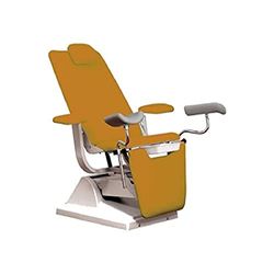 Euroclinic S.r.l. Silla de cama Gynex de albaricoque de metal con soporte para rollo - Albaricoque de metal