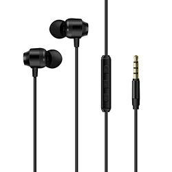 Energizer - Auricolari cablati con jack - telecomando a 3 pulsanti - Nero