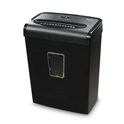 Hama |Trituradora de Papel Premium M8 con Nivel de Seguridad E-4, P-5, T-5, 20L (Dimensiones 32,5 x 20,8 x 42 cm, MAX. Nivel de Ruido: 68 db, MAX. Velocidad de Corte: 2 m/min) Negro