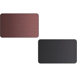 Adexa TT3048MB Laminated Rectangular Table Top, Reversible Mahagony/Black, 48 Inch x 30 Inch