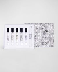 Diptyque Discovery Mini Set by Diptyque for Unisex - 5 Pc Set 0.25oz Do Son, 0.25oz Eau des Sens, 0.25oz Philosykos, 0.25oz LOmbre dans lEau, 0.25oz Eau Rose