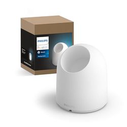Philips Hue Secure, Supporto da Tavolo per Telecamera di Sicurezza, Base per Superfici Stabile, Bianco