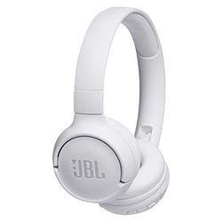 JBL Tune 500BT Head-band Binaural Wireless White mobile headset - Mobile Headsets (Wireless, Head-band, Binaural, Circumaural, 20 - 20000 Hz, White)