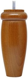 La fabrique de Patas am20170102 Juego de 4 pies de Cama Aceitunas Madera de Cerezo Barnizado 15 x 6 x 6 cm