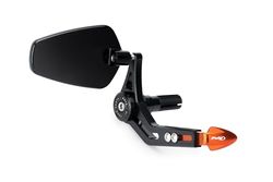 Puig 21440T Brake Lever Protector With Rearview Mirror Pro Orange