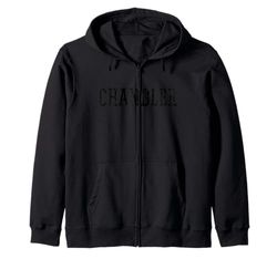 Chandler Vintage Testo Nero Abbigliamento Felpa con Cappuccio