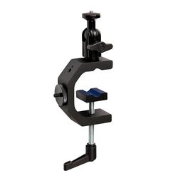 Elgato Heavy Clamp – Professional Mount with Ball Head and 4x 1/4 inch holes, Ultra Secure and Durable, Mount on Desks, Shelves, Poles, perfect for Cameras, Lights, Flash, and more