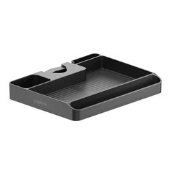 LogiLink EO0070 - Organizer/plank voor mastbevestiging met Ø 3-4,8 cm, draagkracht max. 3 kg, kleur: zwart