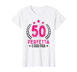 50 compleanno anni donna 50 regalo divertente 1974 perfetta Maglietta