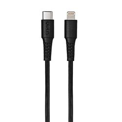 Qdos Powermotion Câble USB-C/Lightning Noir
