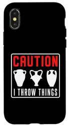 Pottery Clay Throwing Design Case for iPhone X/XS