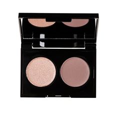 KORRES Duo Eyeshadow Paleta Volcanic Minerals Velvet - Rosa Rosa 18 - Paleta de sombra de ojos para un resultado de color intenso, 3 g