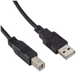 AISENS A101-0006 - Cavo USB 2.0 per Stampante, 1,8 m, Colore: Nero