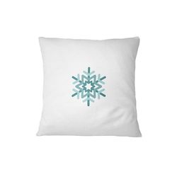Bona Basics Funda de Almohada Decorativa, poliéster, Blanco 1, 45 x 45 cm